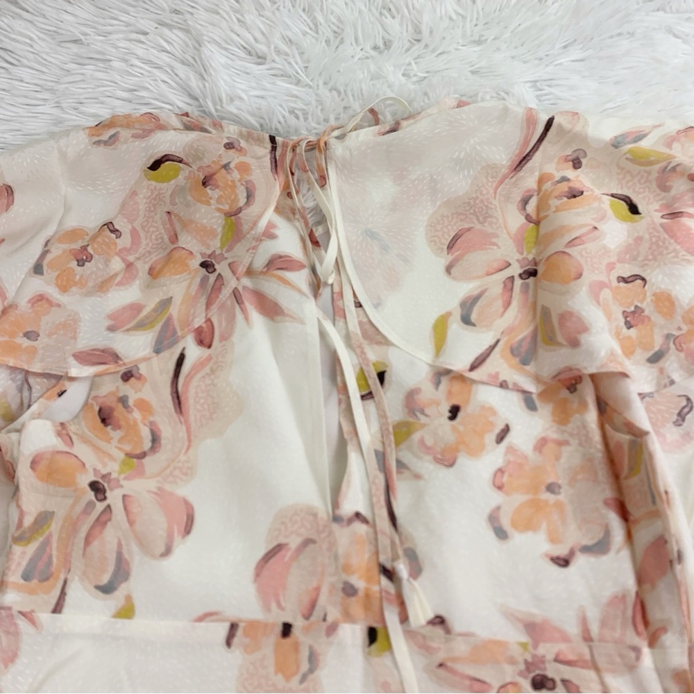 Joie‎ NWT short sleeve B neck Hunter Floral Shift Dress - Picture 11 of 12